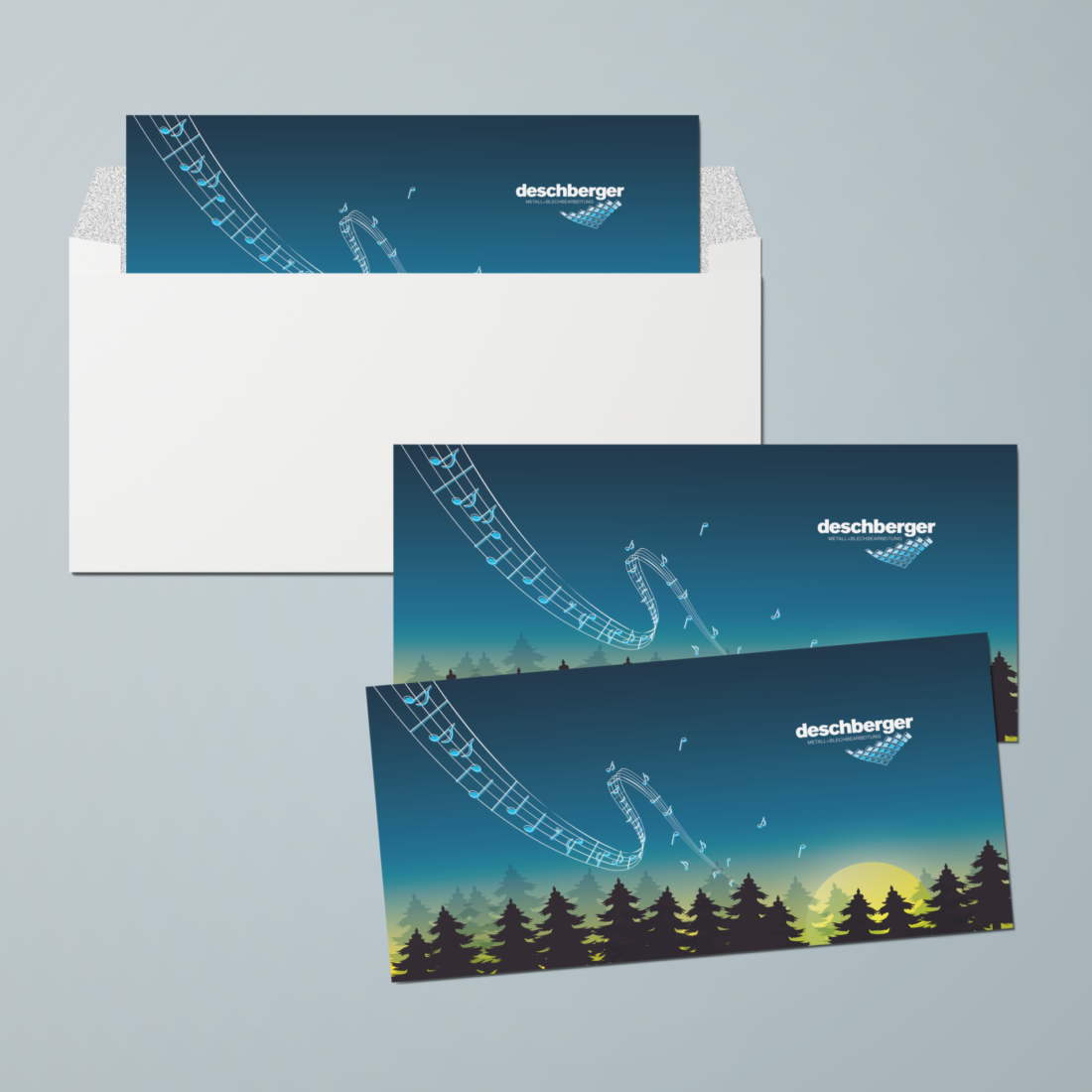 deschberger-metall-Weihnachtskarte